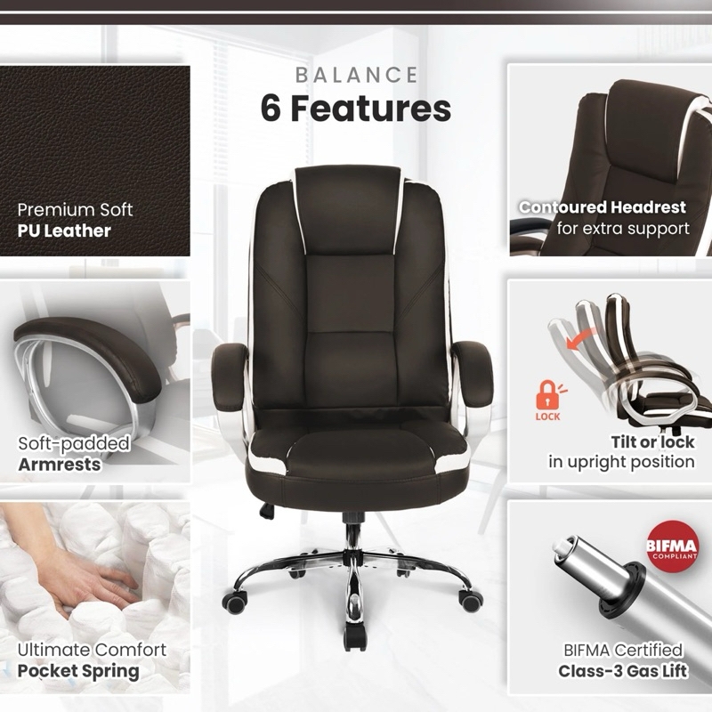 Ghế văn phòng NEO CHAIR Ghế máy tính để bàn Ghế chơi game - Đệm lưng cao tiện dụng Hỗ trợ thắt lưng