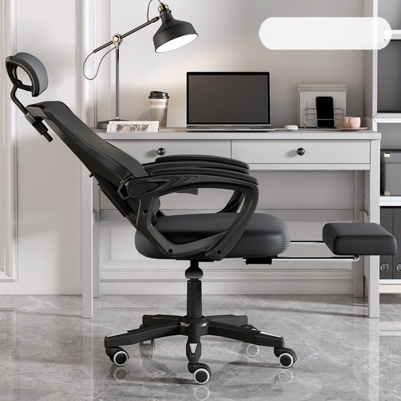 Ghế Xoay Văn Phòng, Công Thái Học, Gaming Ergonomic, Ghế Gaming Tựa Đầu Êm Ái | 818 Grey | Nội Thất Anh Hoàng