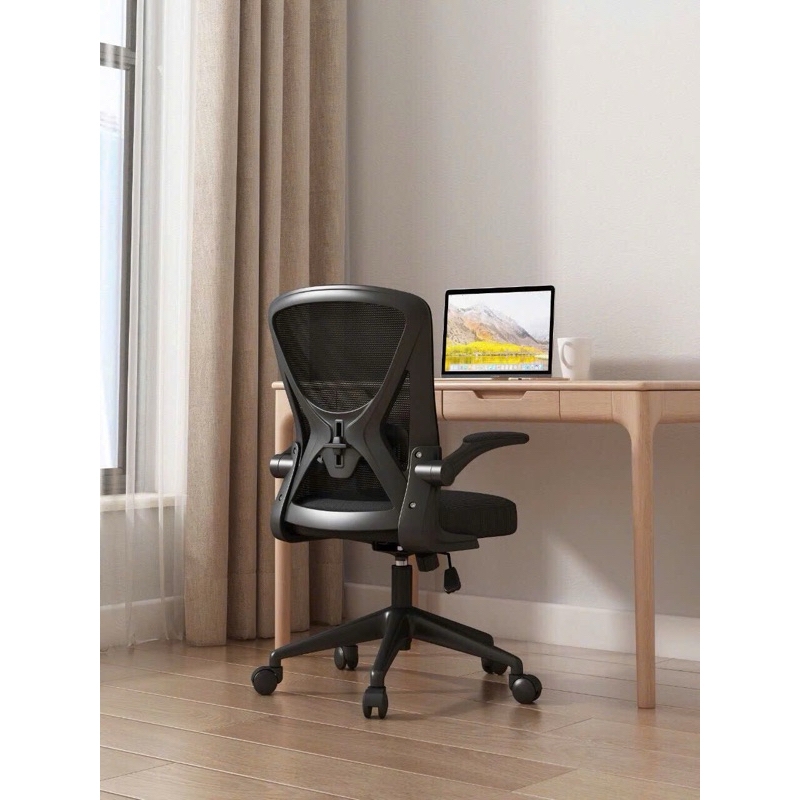 Ghế Xoay Làm Việc Văn Phòng Lưng Lưới Xoay Tròn 360 Độ Cao Cấp, Tay Ghế Tùy Chỉnh | 698 White | Nội Thất Anh Hoàng