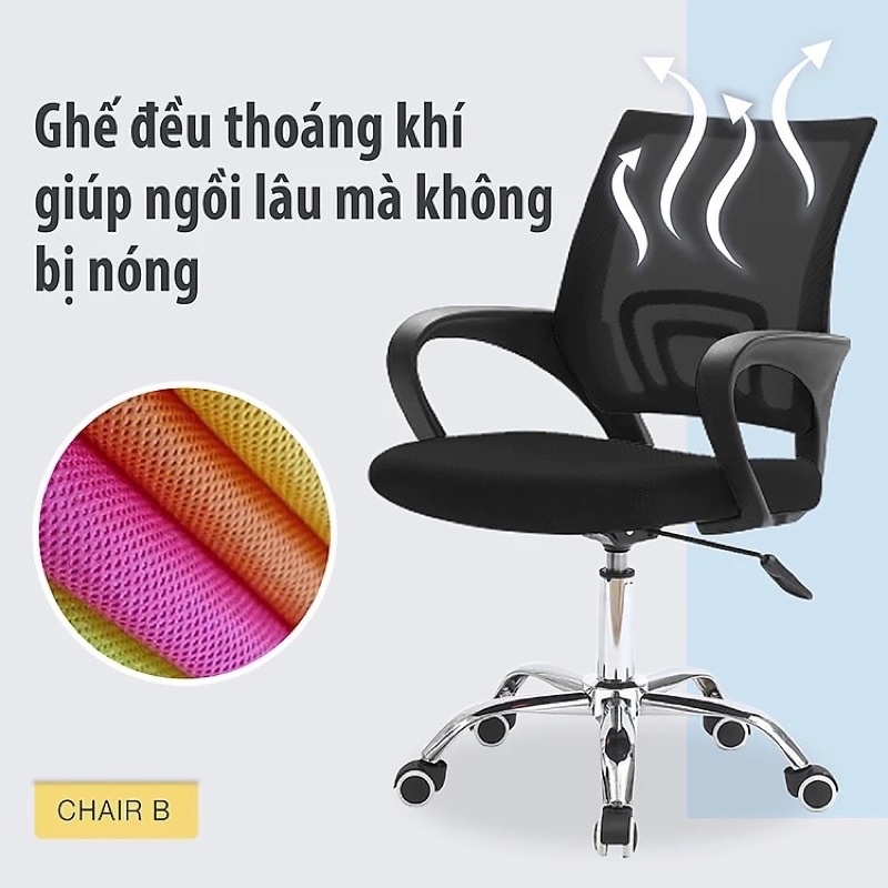 Ghế Xoay Nhân Viên Văn Phòng Tân Hòa TH330 – Thiết Kế Công Thái Học Hỗ Trợ Làm Việc Hiệu Quả | Nội Thất Anh Hoàng