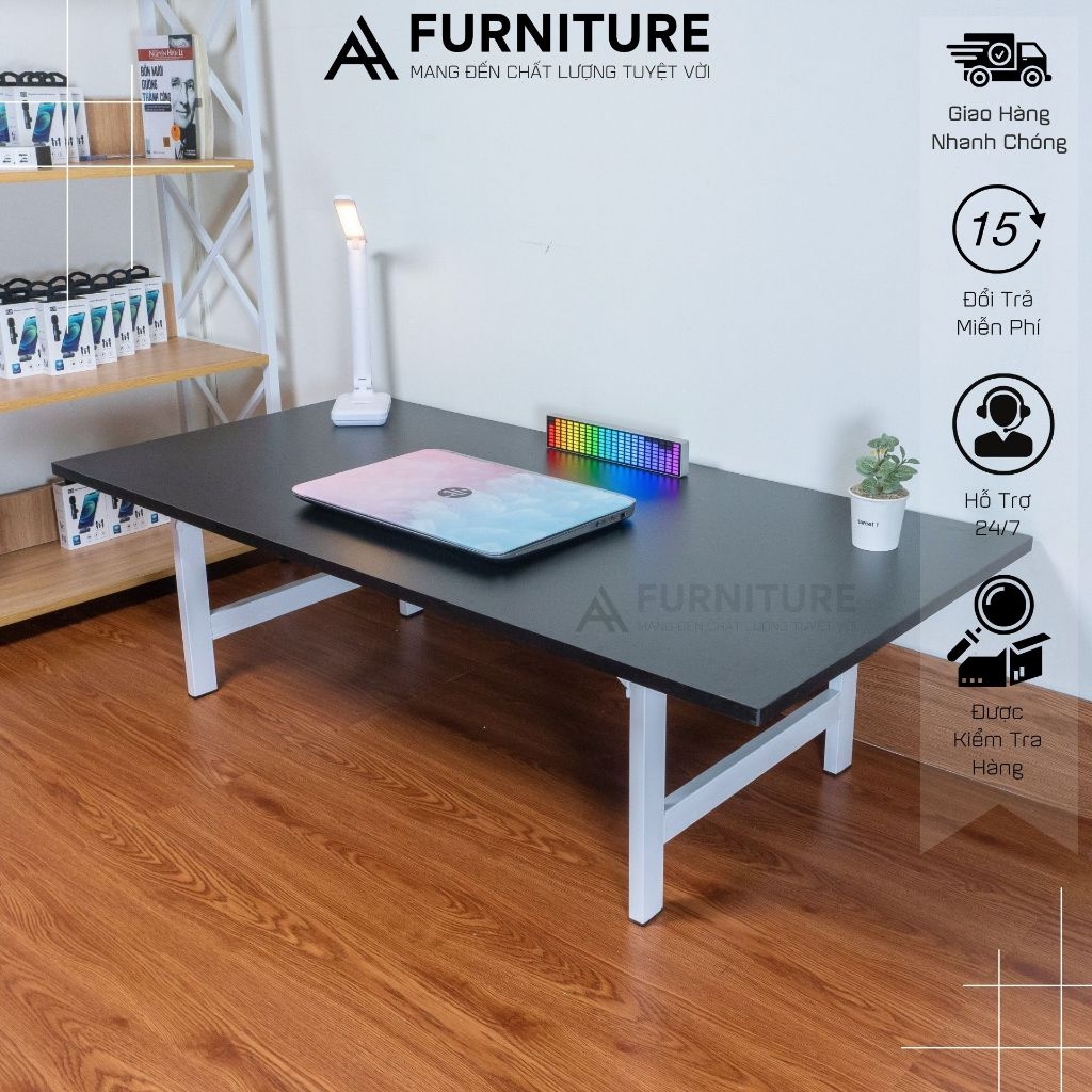 Bàn Học Ngồi Bệt Kiểu Nhật Size 120x60x35cm - Bàn Gập Gọn Tiện Lợi | Nội Thất Anh Hoàng