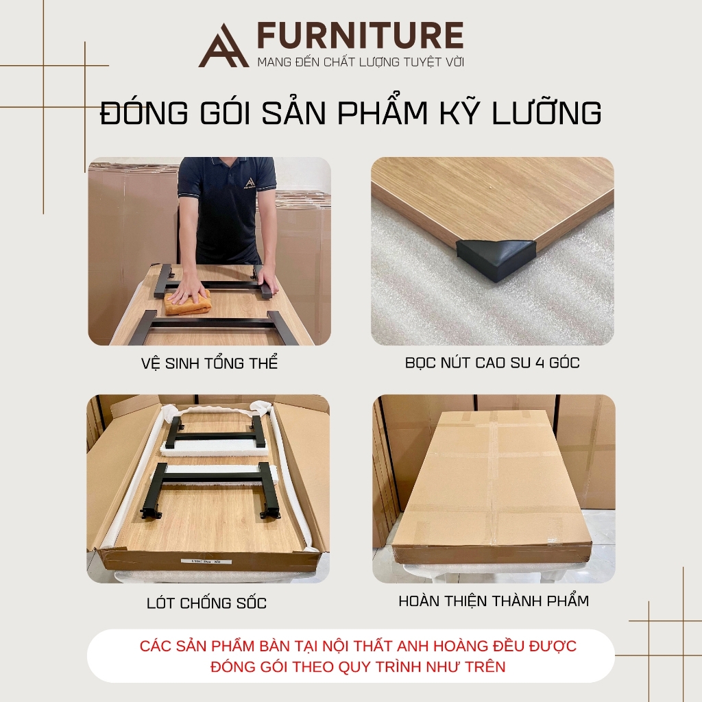 Bàn Ngồi Bệt Gỗ MDF Size 80x60x35cm - Bàn Gập Gọn Chân Tiện Lợi | Mã UH80 | Nội Thất Anh Hoàng
