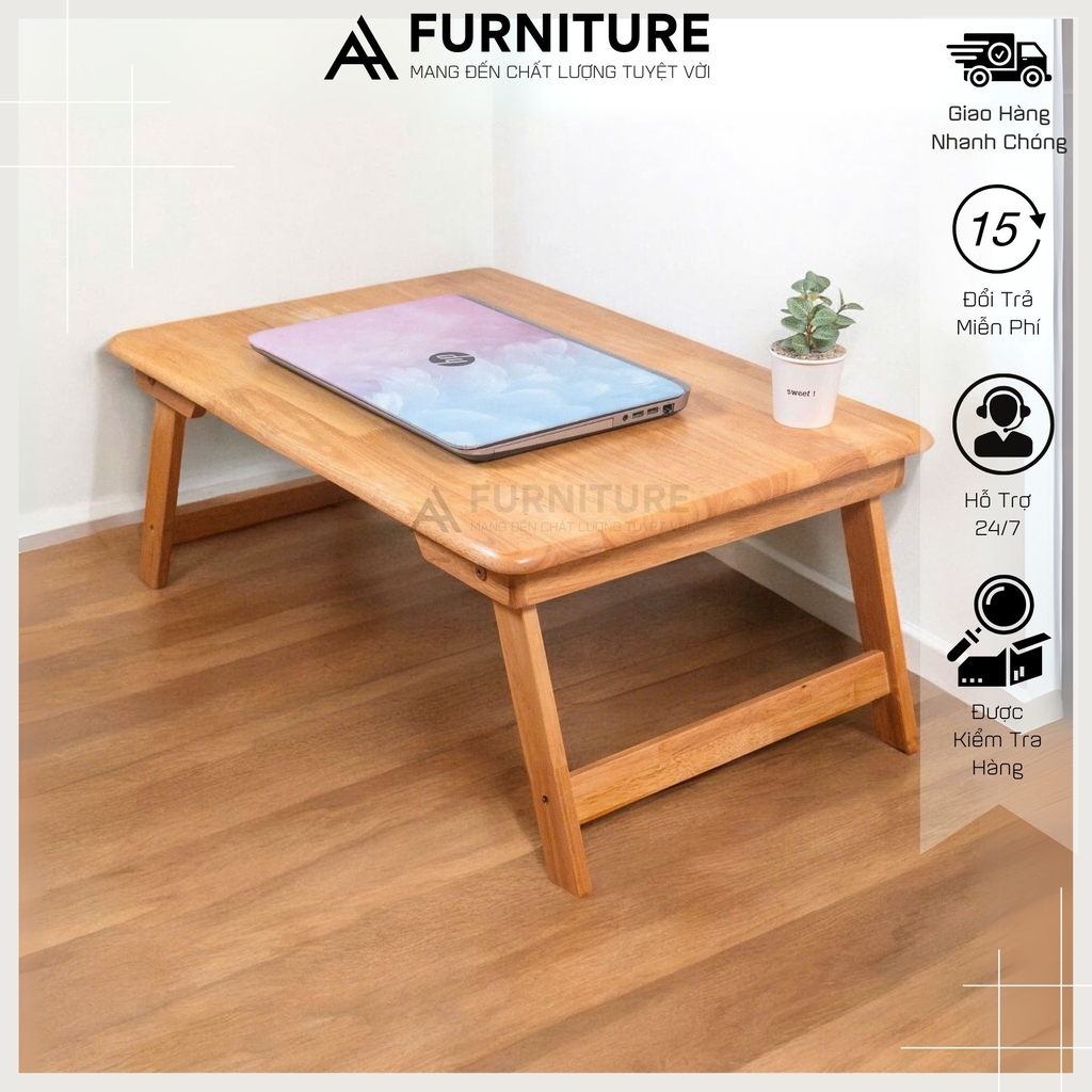 Bàn Gỗ Ngồi Bệt Cao Cấp Kiểu Nhật Nhiều Size – Bàn Ăn Gập Gọn Tiện Lợi Sitting Dining Table | Bàn Nhật | Nội Thất Anh Hoàng