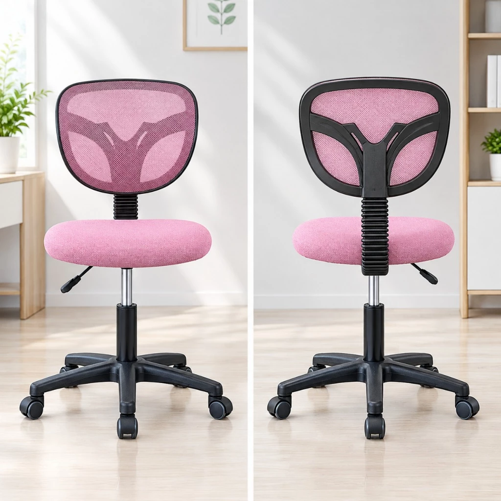 Ghế Văn Phòng ETC Black Chân Xoay Không Tay Vịn Lưng Lưới Cao Cấp Thoáng Khí – Thoải Mái Tối Đa, Hiệu Suất Vượt Trội | ETC