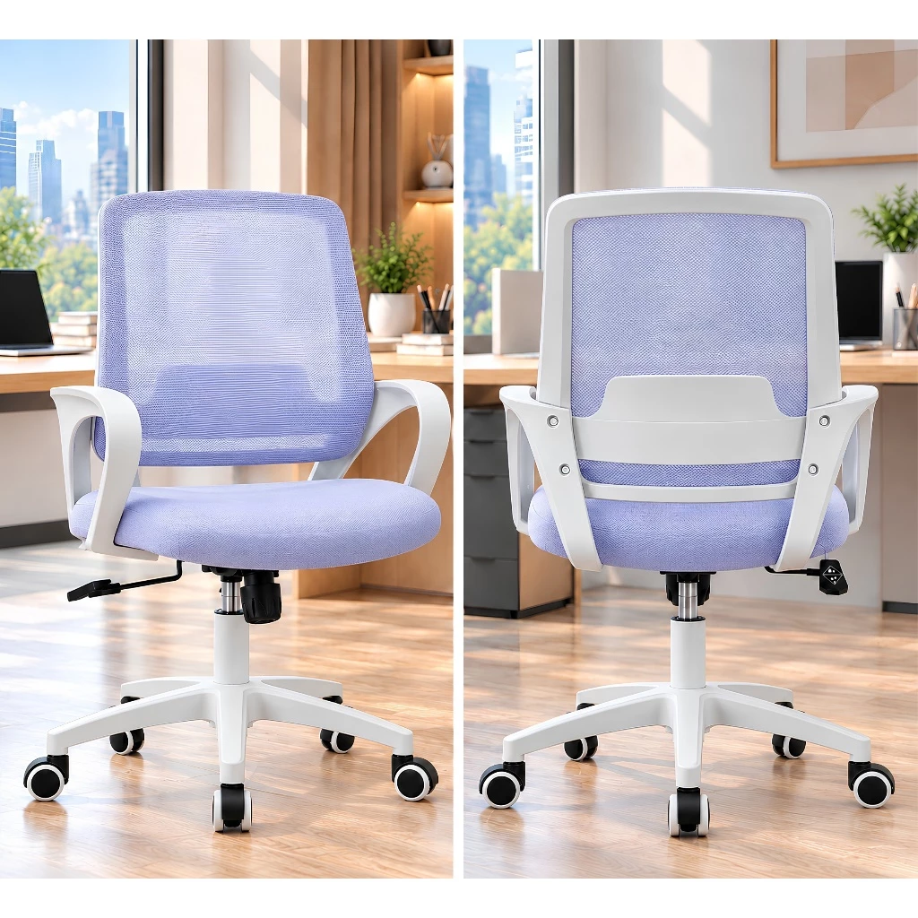 Ghế Văn Phòng M28 Black Chân Xoay Lưng Lưới Cao Cấp – Đệm Êm Ái Ngồi Lâu Không Mỏi Thoải Mái Tối Đa, Hiệu Suất Vượt Trội | M28