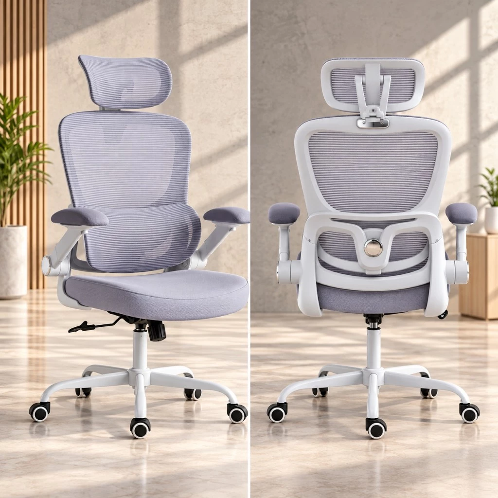 Ghế Xoay Văn Phòng Công Thái Học N30 Pink Form Rộng Châu Âu, Thiết Kế Tùy Chỉnh Các Bộ Phận Hỗ Trợ Tư Thế Ngồi Chuẩn