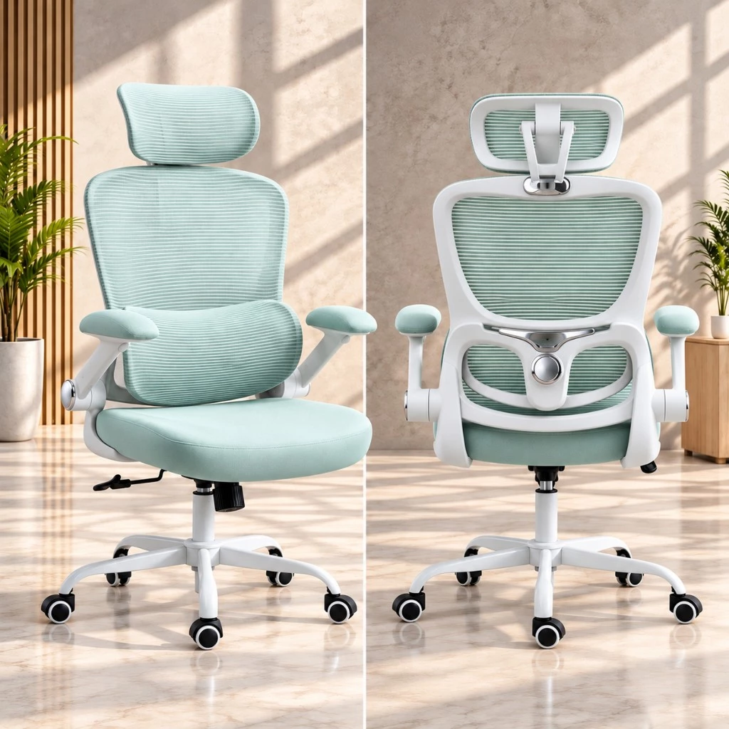 Ghế Xoay Văn Phòng Công Thái Học N30 Grey Form Rộng Châu Âu, Thiết Kế Tùy Chỉnh Các Bộ Phận Hỗ Trợ Tư Thế Ngồi Chuẩn