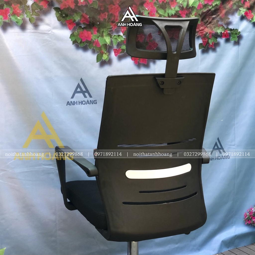 Ghế Văn Phòng Lưng Lưới Có Tựa Đầu Điều Chỉnh Hãng Tân Hoà Việt Nam | TH342 | Nội Thất Anh Hoàng