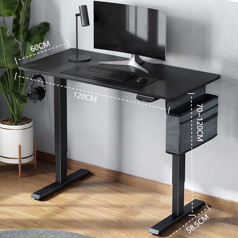 Bàn DJ, Bàn Làm Việc Nâng Hạ Thông Minh 2 Motor Size 1m2 tặng túi treo | GC02 | Nội Thất Anh Hoàng