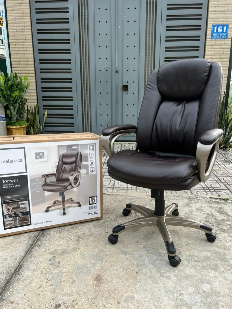 Ghế Xoay 360 Loại Da Form To Dày, Ghế Boss Giám Đốc Lãnh Đạo Cao Cấp Da Pu | 2120 | Nội Thất Anh Hoàng
