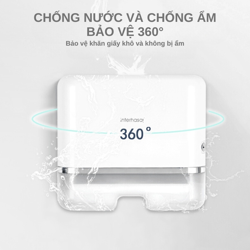 Hộp đựng giấy lau tay treo tường Interhasa E6005