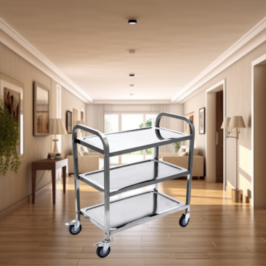 Xe Đẩy Inox 304 – 3 Tầng 
