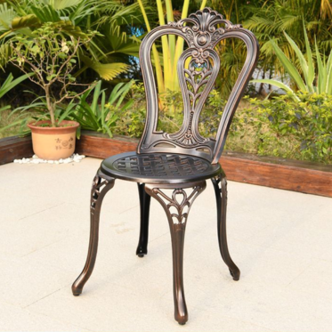 Ghế Nhôm Đúc Mẫu Vương Miện