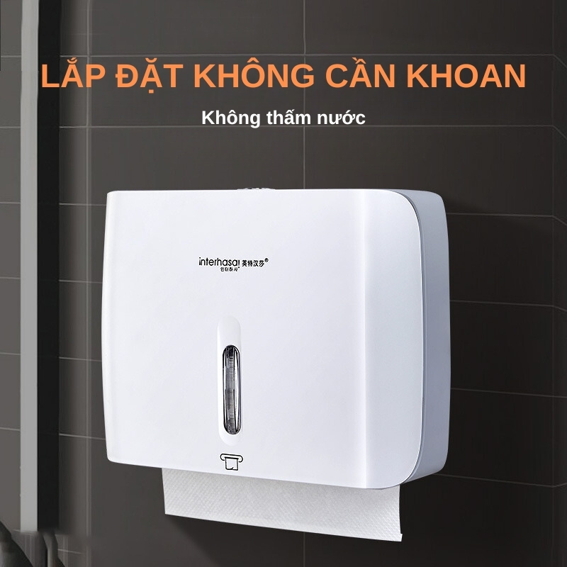 Hộp đựng giấy lau tay treo tường interhasa E6008