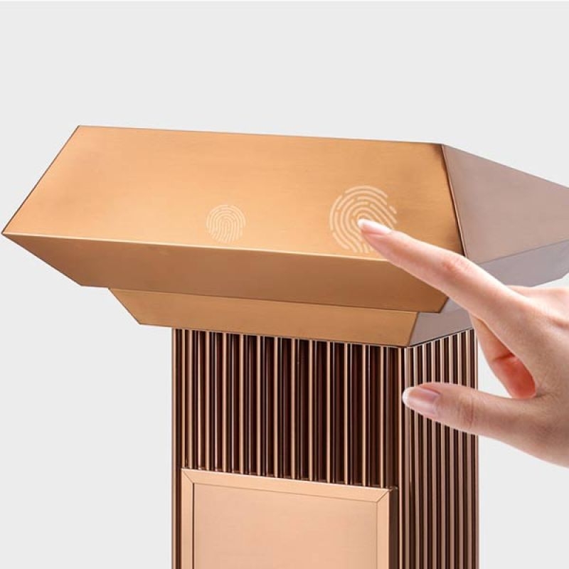 Bục Phát Biểu Inox Mạ Vàng Hồng Cao Cấp