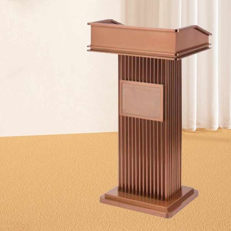 Bục Phát Biểu Gỗ Công Nghiệp Kết Hợp Thép