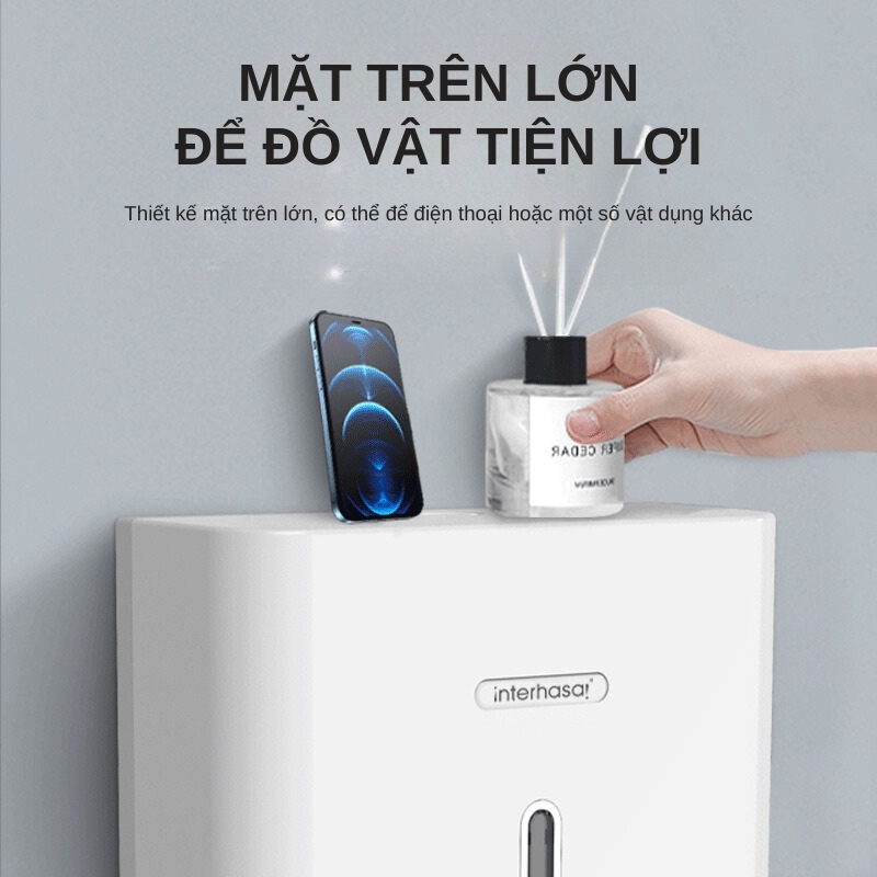 Hộp đựng giấy lau tay treo tường Interhasa HSD-E6007