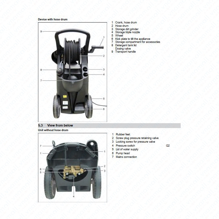 Máy phun xịt rửa áp lực cao Karcher HD 10/25-4 S - 9.2KW, 380V