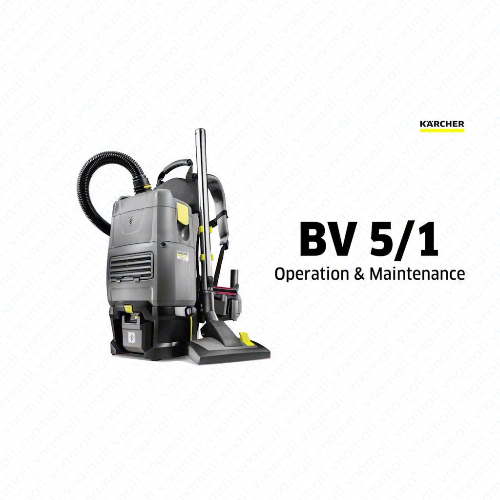 Máy hút bụi khô Karcher BV 5/1, hàng chính hãng thương hiệu của Đức