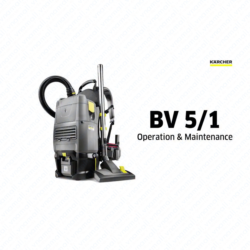 MÁY HÚT BỤI KHÔ KARCHER BV 5/1, HÀNG CHÍNH HÃNG THƯƠNG HIỆU CỦA ĐỨC