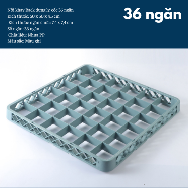 Khay Rack Đựng Ly, Cốc Nhựa PP
