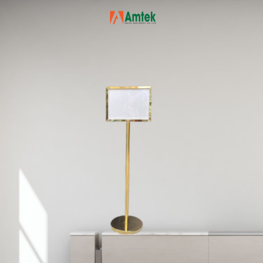 Bảng Menu Inox Hai Mặt A2