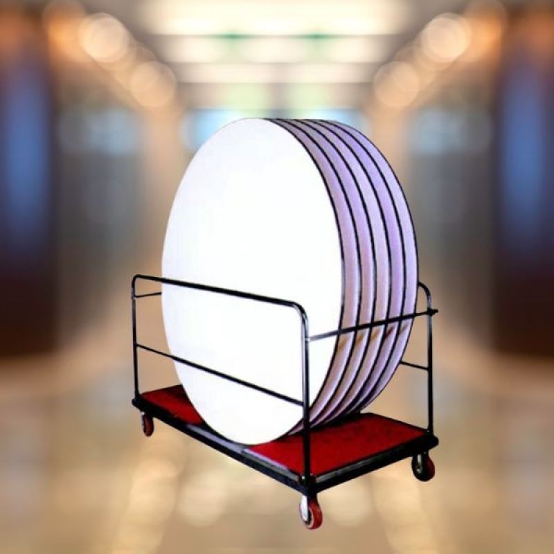 Xe Đẩy Dọn Bàn Thép Sơn Tĩnh Điện 3 Tầng