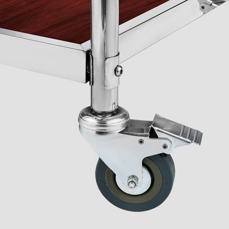 Xe Phục Vụ Bàn 3 Tầng Inox