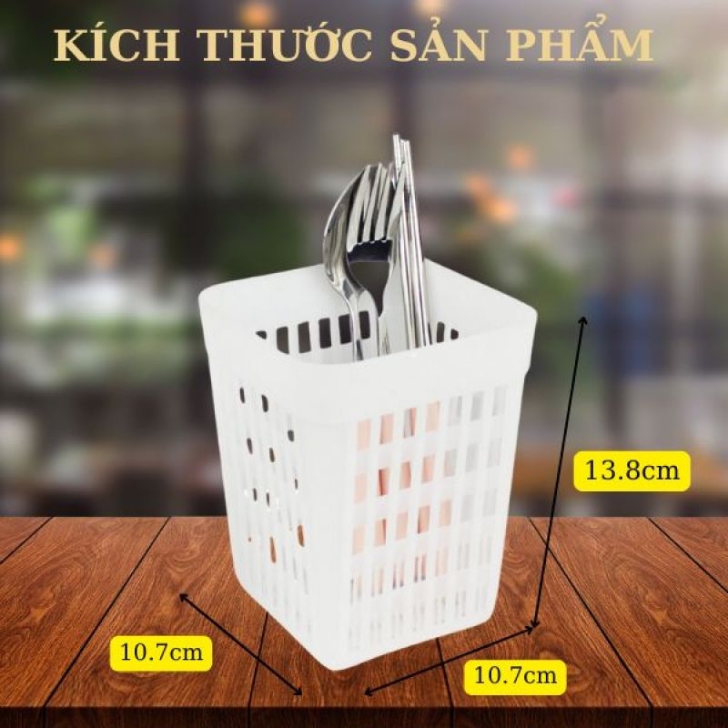 Giỏ Đựng Dao Dĩa Nhựa PP