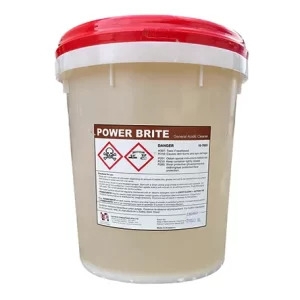 Dung Dịch Tẩy Cặn Gỉ Bề Mặt Tính Acid POWER BRITE 5L KLENCO