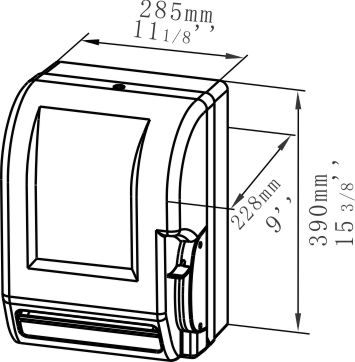 Hộp đựng giấy vệ sinh Xinda CZQ20S