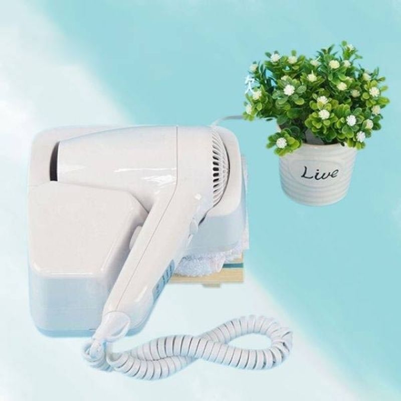 Máy Sấy Tóc Treo Tường Có Ổ Cắm Phụ