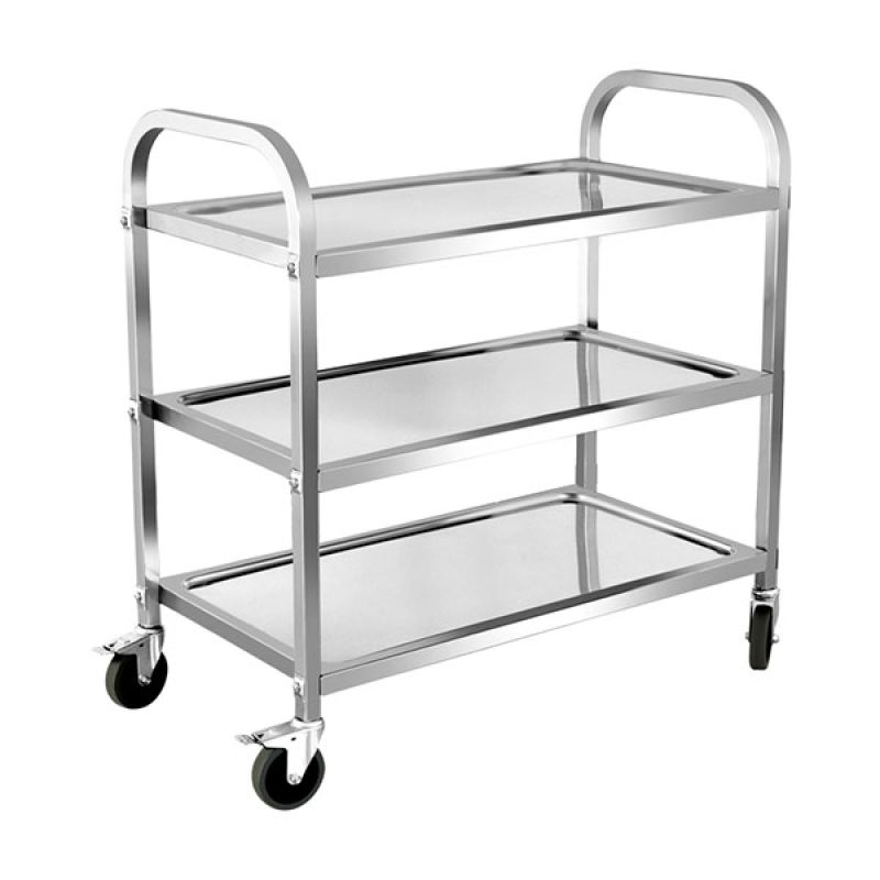 Xe đẩy inox 3 tầng D85