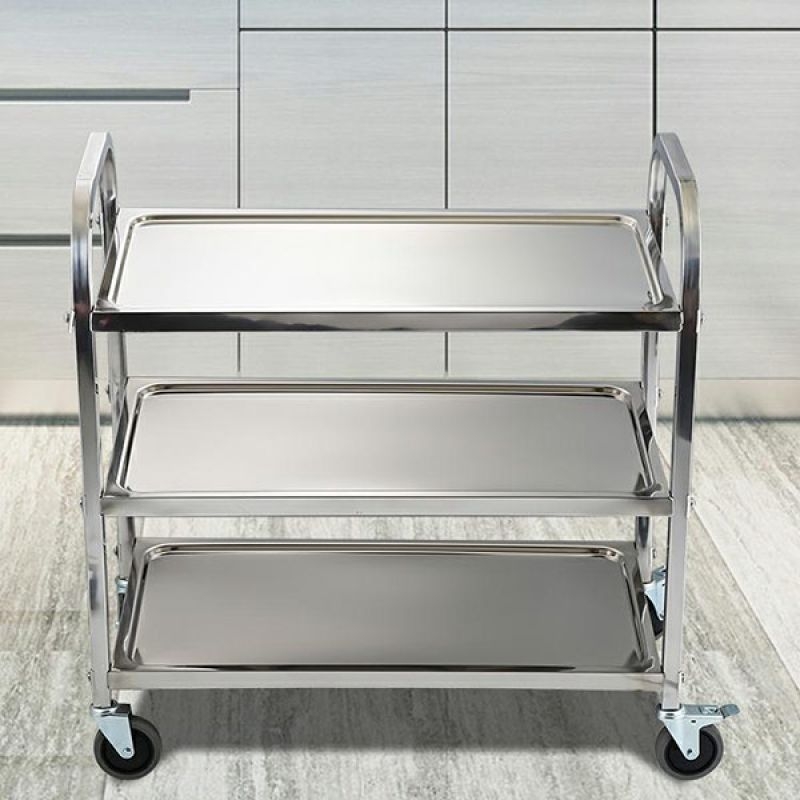 Xe đẩy inox 3 tầng D85