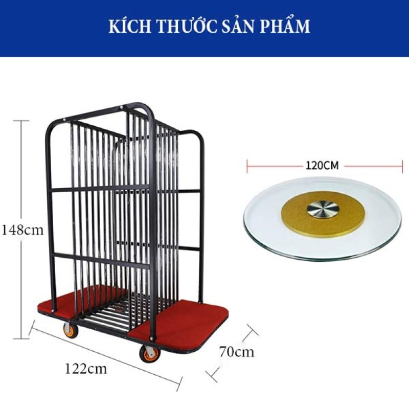 Xe Đẩy Dọn Bàn