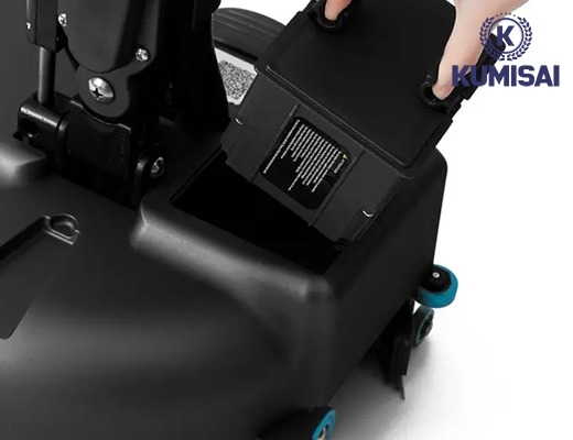 Máy chà sàn liên hợp mini Kumisai KMS-210 dùng ắc quy
