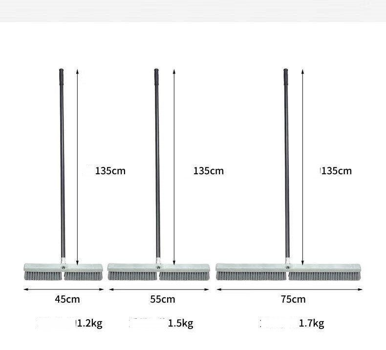 Cây bàn chải chà sàn cán dài 45cm 55cm 75cm hàng nhập khẩu