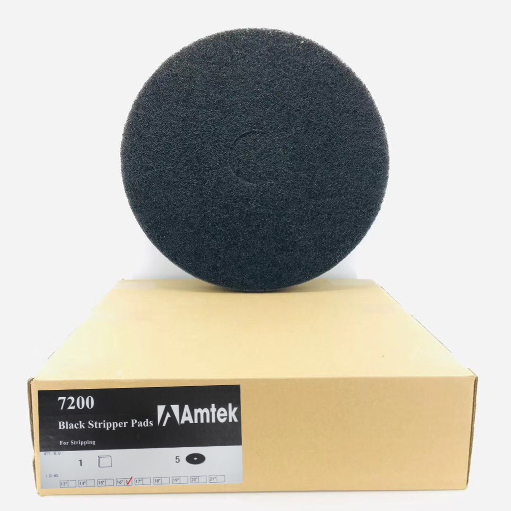 Miếng pad chà sàn Amtek 7200 màu đen 5 miếng/thùng