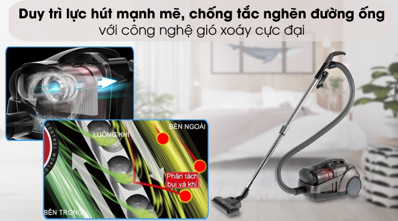Máy hút bụi hộp Panasonic MC-CL787TN49