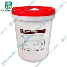 Hóa Chất Tẩy Mốc Xi Măng Cặn Canxi Vết Gỉ Sét ACTION 100S 5L