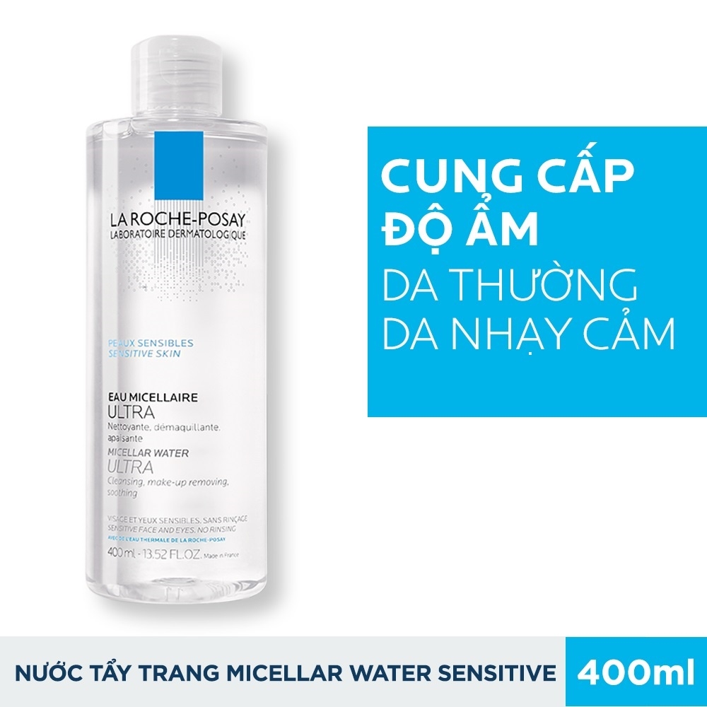 Nước Tẩy Trang La Roche-Posay Cho Da Dầu, Nhạy Cảm 400ml