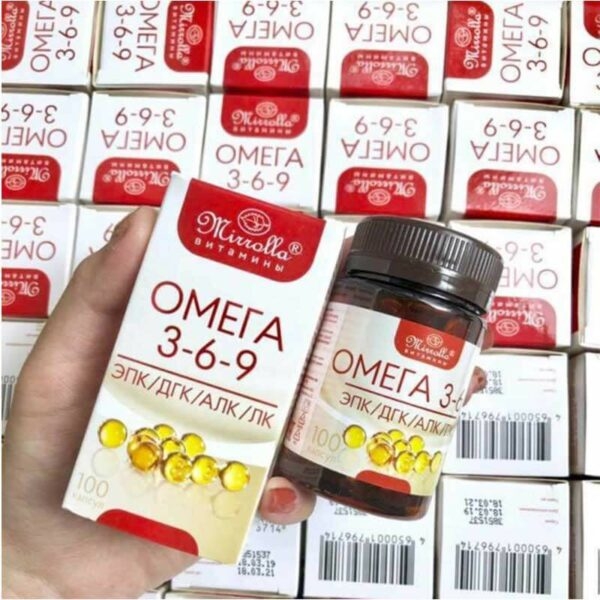 Omega 369 Nga Mirrolla Hộp 100 Viên