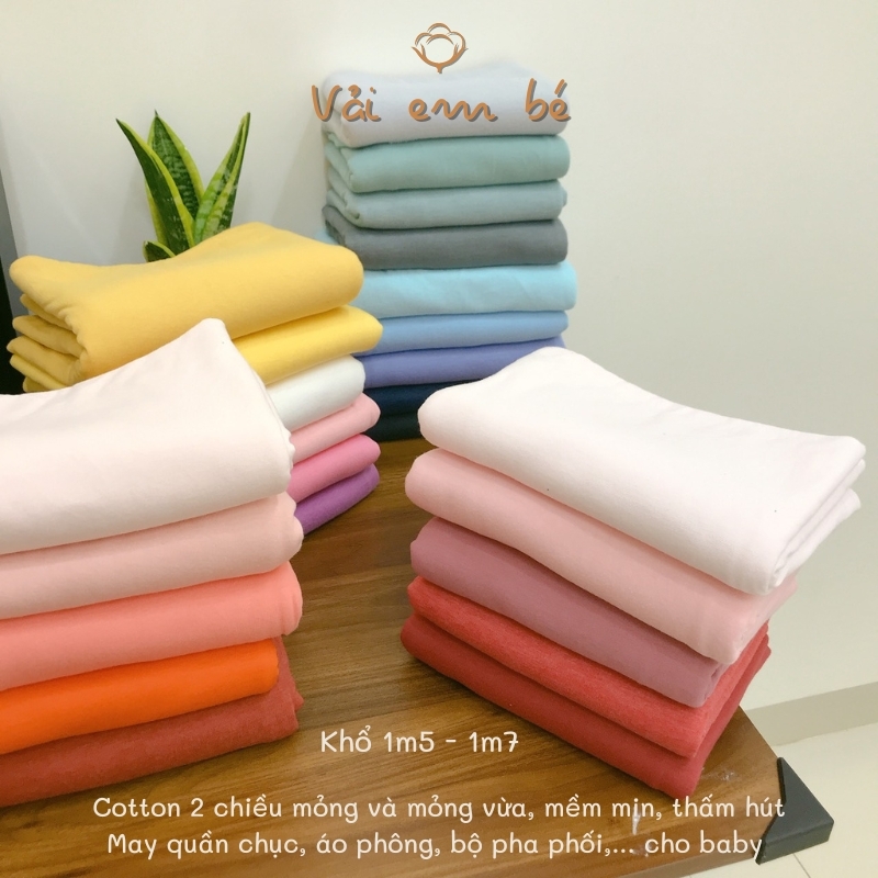 vải cotton có mấy loại