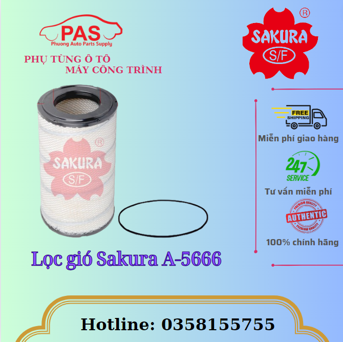 Lọc gió Sakura A-5666