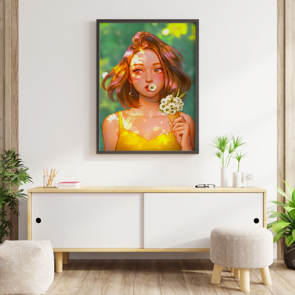 Tranh số hóa 40x50cm Mùa hè trong tôi