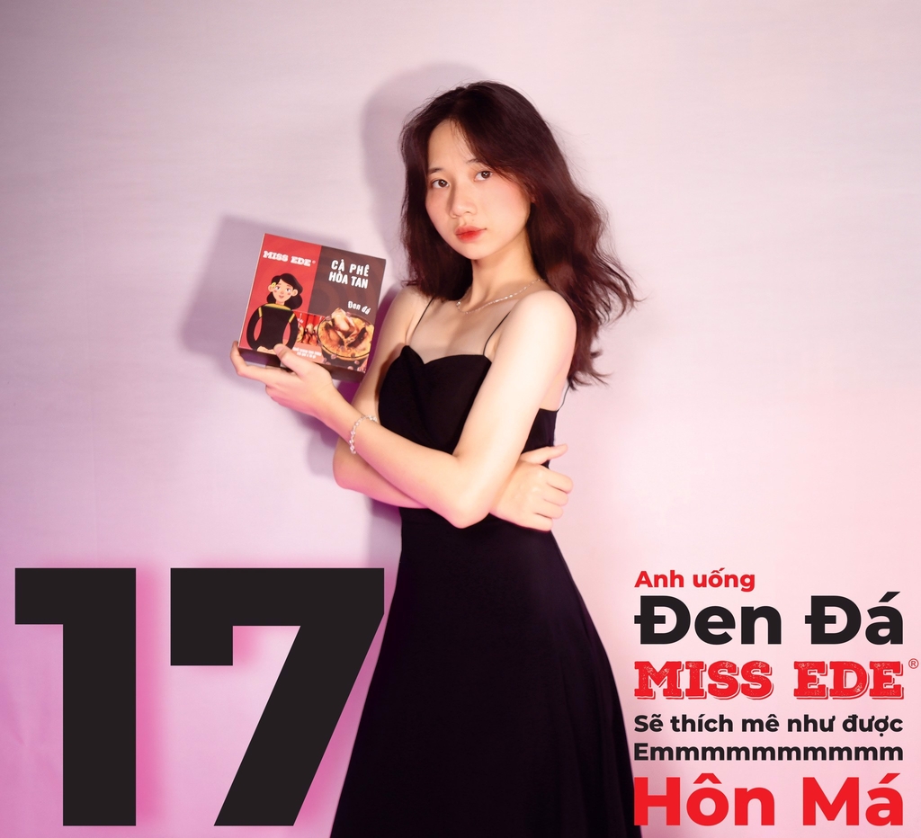 Cà phê hoà tan Đen đá MISS EDE - 240g (có đường)
