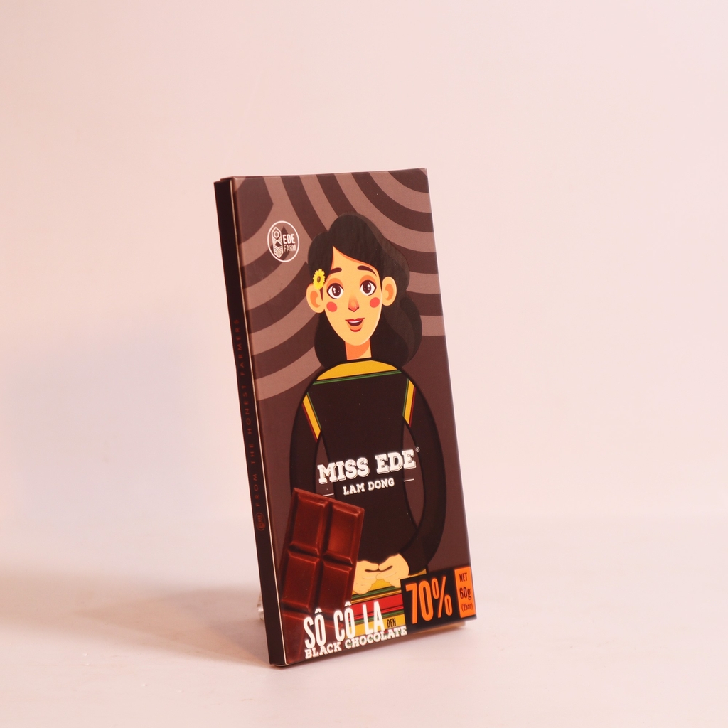 Sô cô la đen LÂM ĐỒNG 70% - 60g