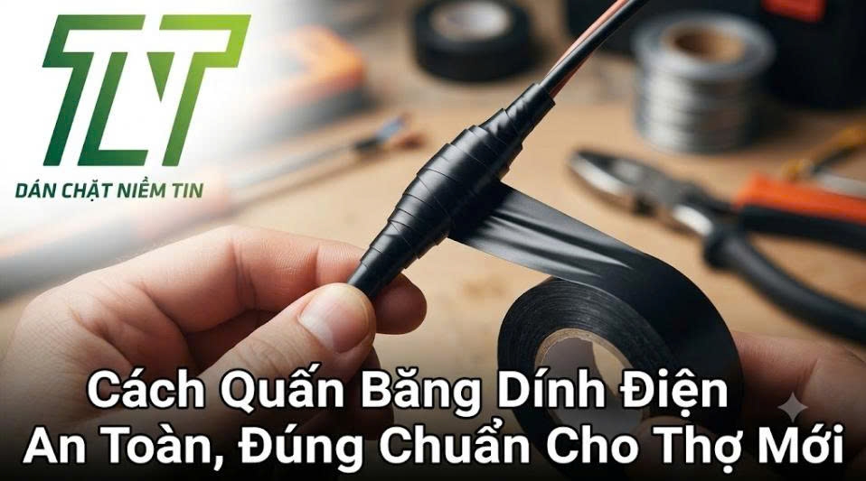 Cách Quấn Băng Dính Điện An Toàn, Đúng Chuẩn Cho Thợ Mới