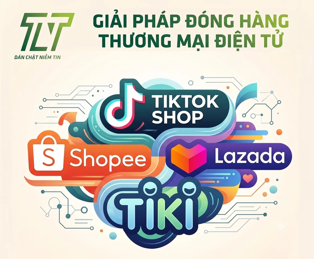 Giải pháp đóng hàng thương mại điện tử Shopee/Lazada/Tiki/TikTok Shop