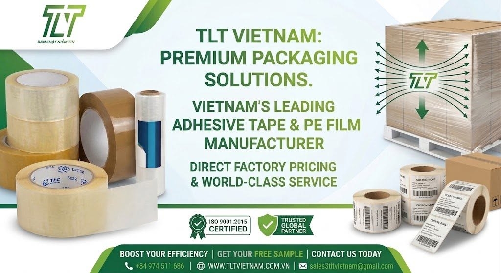 TLT VIETNAM: VIETNAM’S LEADING MANUFACTURER OF ADHESIVE TAPE, PE FILM